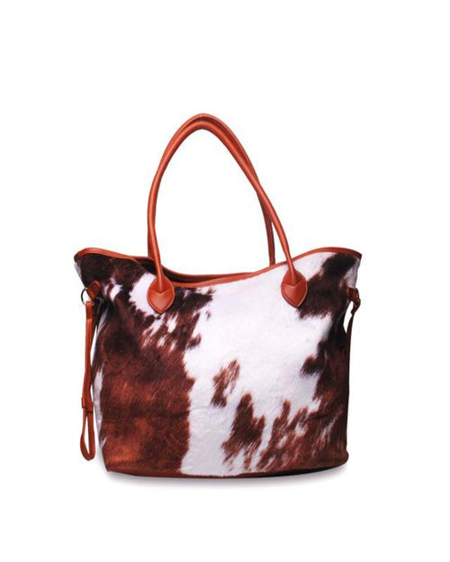 On The Go Tote-Bag and Purses-Alibaba-Cowhide-Inspired Wings Fashion