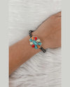 Squash Blossom Stretch Bracelet-Bracelets-Lost and Found Trading Company-Turquoise-Inspired Wings Fashion