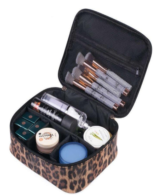 Leopard Makeup Cases-Bag and Purses-Julia Rose Wholesale-Inspired Wings Fashion