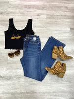 High Waist Slim Bootcut Jeans-bottoms-Judy Blue-27-MD-Inspired Wings Fashion