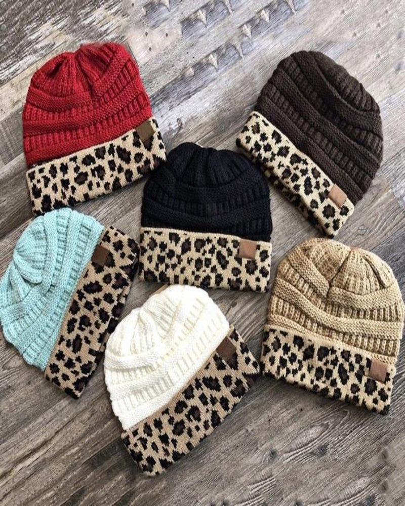 Leopard Beanie-hat-Alibaba-Red-Inspired Wings Fashion