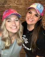 Tie Dye Messy Bun Hat-hat-Cheveux-Multi-Inspired Wings Fashion
