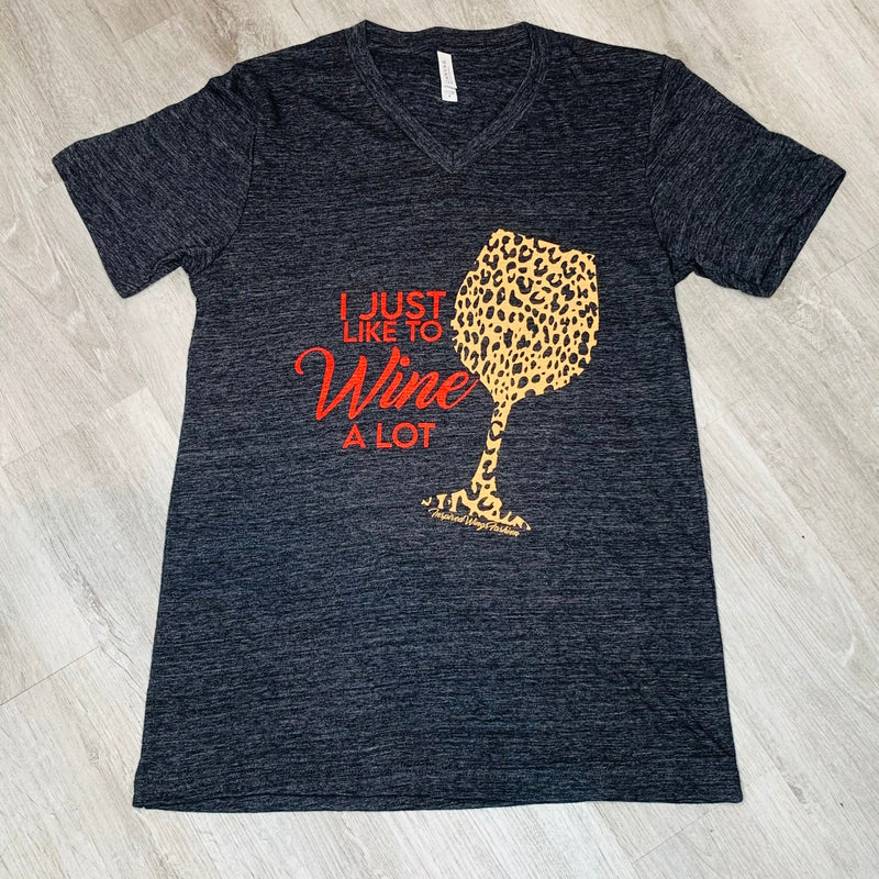 Wine A Lot TShirt-Tops-Inspired Wings Fashion-Small-Inspired Wings Fashion