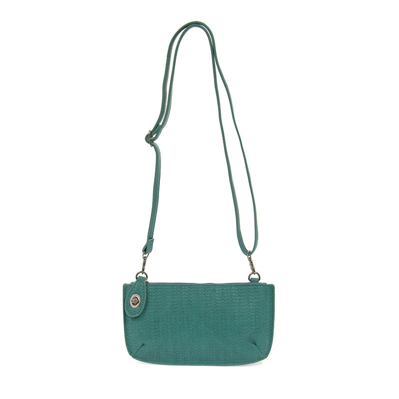 Woven Crossbody Wristlet Clutch-Bag and Purses-Joy Susan-Turquoise-Inspired Wings Fashion