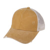 Criss Cross Ponytail Hat-hat-Domil Enterprise Co., Ltd-Yellow-Inspired Wings Fashion