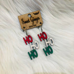 Christmas Earrings-Accessories-Sweet Ginger Jewelry-HoHoHo-Inspired Wings Fashion