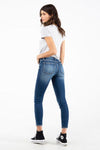 High Rise Ankle Skinny Jeans-bott-Ceros Jeans-27-Medium Blue-Inspired Wings Fashion