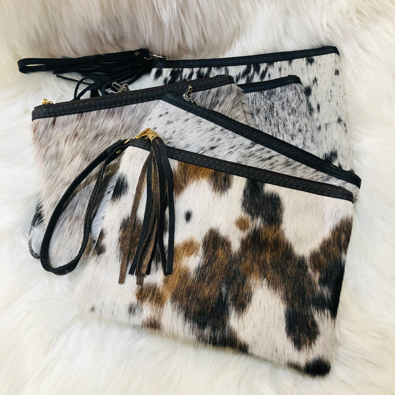 Cow Hide Clutch-Inspired Wings Fashion-Inspired Wings Fashion