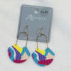 Clay Earrings-What's Hot Jewelry-Bright Multi-Inspired Wings Fashion