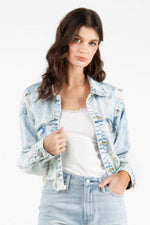 Crop Jacket-Jacket-Ceros Jeans-Small-Light Denim-Inspired Wings Fashion