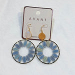 Multi-Colored Circle Earrings-Earrings-What's Hot Jewelry-Grey-Inspired Wings Fashion
